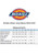 Dickies Adult Long Sleeve Work Shirts