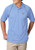 Blue Generation Men's Wicking Polo Shirts with Contrast Piping