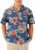 Blue Generation Adult Floral Print Camp Shirts