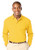 Blue Generation Men's Pocketless Long Sleeve Polo Shirts