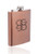 8 oz. Copper Coated Gran Torino Hip Flasks