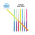 Mood™ 26 oz Confetti Tumbler with Lid and Straw