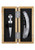 2-Pc Bamboo Wine Opener Set with Magnetic Closure