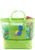 2 in 1 Striped Mesh Beach Bag Cooler