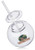 Moran 15 oz Plastic Cocktail Ball with Straw