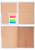 Recycled Notebook with Kraft Paper and Sticky Notes