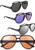 Rubberized Recycled Frame Aviator Sunglasses