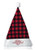 Traditional Plaid Santa Hat