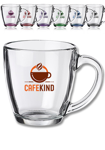 15.5 oz. Libbey Tapered Glass Coffee Mugs