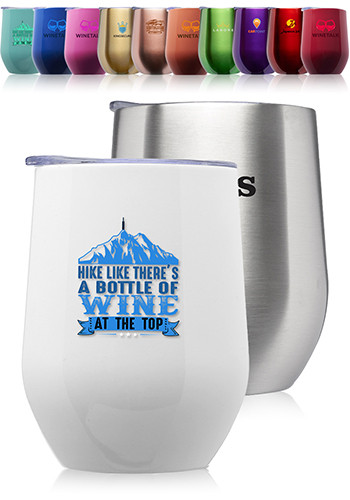 11 oz Largo Stemless Wine Glass with Lid | SW46 - Discountmugs
