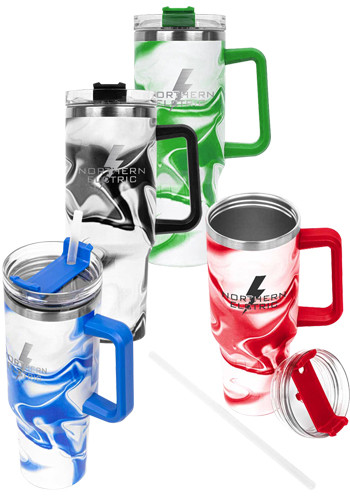 40 oz The Hippo Mug with Straw and Twist Closure | HCS910