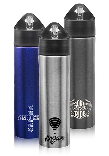 Image of 25 oz. Slim Stainless Steel Water Bottles