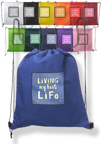 Image of Non-Woven Drawstring Backpacks