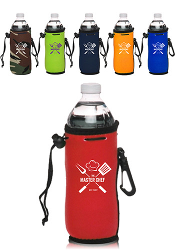 Image of Neoprene Water Bottle Drawstring Insulators