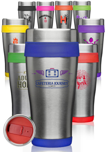 Image of 16 oz. Insulated Stainless Steel Travel Mugs