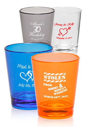 Image of 1.5 oz. Translucent Plastic Shot Glasses