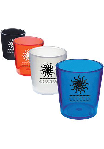 Image of 2 oz. Acrylic Rounded Shot Glasses