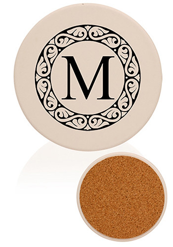 Image of 4 in. Round Ceramic Drink Coasters
