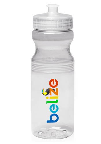 Image of 24 oz. Poly-Clear Bike Water Bottles
