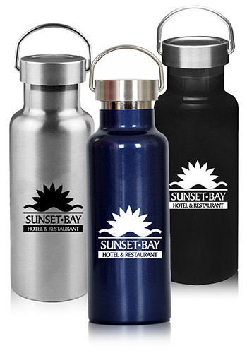 Image of 17 oz. Stainless Steel Canteen Water Bottles