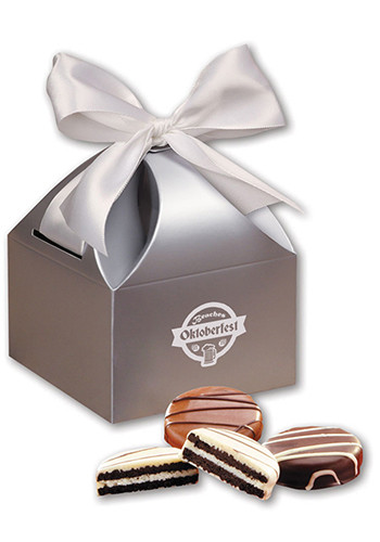 Image of Oreos Chocolate Covered in Silver Gift Box