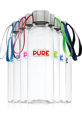 Image of 17 oz. Genie Plastic Water Bottles with Strap