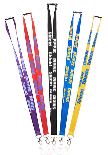 Image of Pop Nylon Lanyards with Snap and Lobster Clip