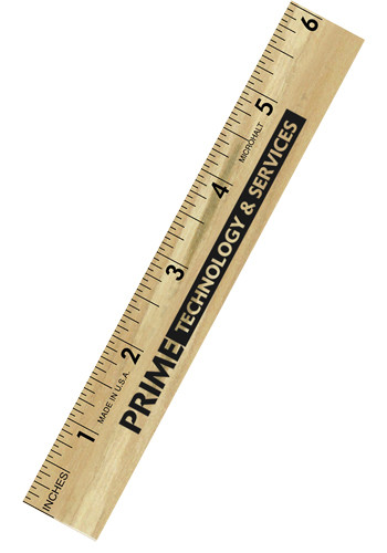 6 Inch Ruler Case MicroHalt 6 Inch Ruler | AK93306 - Discountmugs