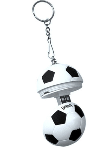 64GB Soccer Shaped USB Flash Drive with Keyring | IDSUSB0164GB ...