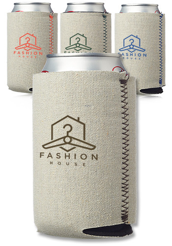 Image of Canvas Foam Can Coolers