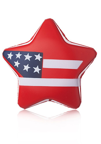 Image of USA Star shaped stress balls
