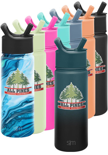Image of 18 oz Simple Modern® Water Bottle w/ Straw Lid