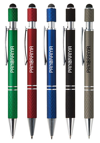 Image of Siena Executive Aluminum Spin Top Stylus Pen
