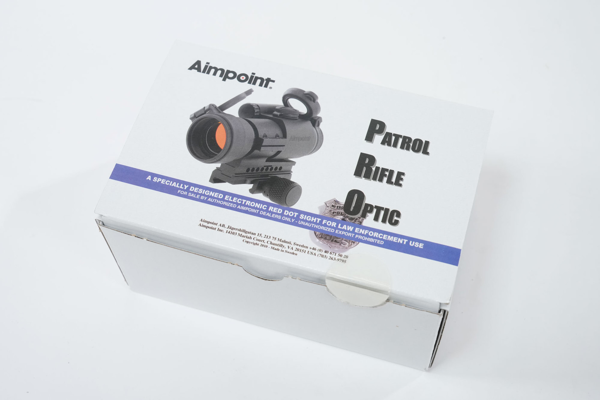 Aimpoint Patrol Rifle Optic Red Dot Sight, No Mount - 2 MOA Dot