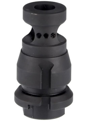 Sons of Liberty Gun Works NOX-SC 9mm/5.56 Keymount Single Chamber Brake - 1/2 x 28 TPI
