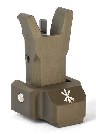 Unity Tactical FUSION Backup Iron Sight - Folding - Flat Dark Earth
