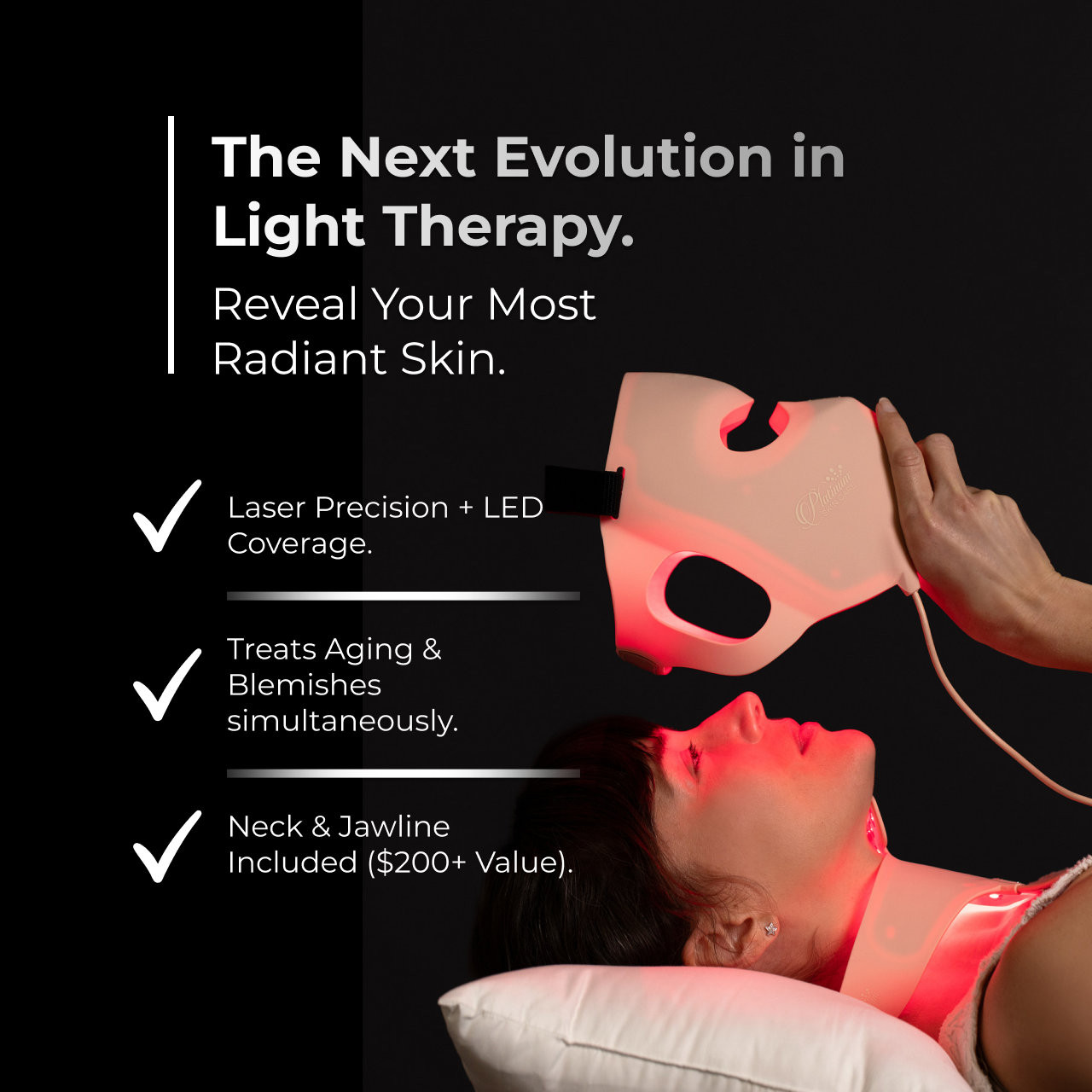 SolEos 4d LED Laser Face Neck Chin Mask
