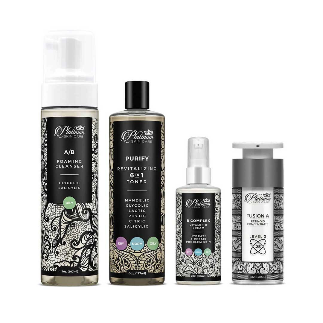 Moderate Acne Maintenance Kit– Transform Your Skin DRプラチナA LOTION AM48