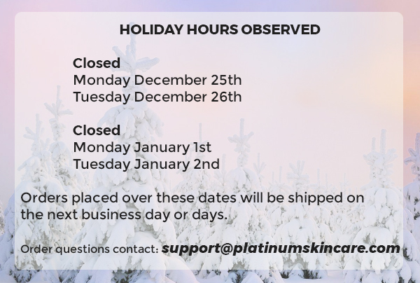 Holiday hours 23-24 Closed December 25-26th and January 1-2nd