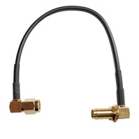 PTL-200 Coaxial Cable Right Angle RP-SMA Male to Right Angle RP-SMA Female, 70cm