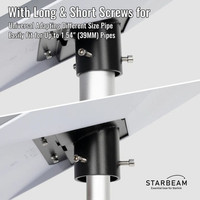 STARBEAM Starlink Mini Metal Pole Adapter for up to 39mm Pole