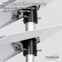 STARBEAM Starlink Mini Metal Pole Adapter for up to 36mm Pole