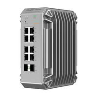 Ruijie Reyee RG-NIS3100-8GT2SFP-HP Industrial Managed Switch, 8-Port Gigabit PoE/PoE+, 2-Port SFP, 240W PoE Power budget