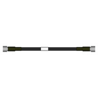 CommScope HELIAX 1/2" SureFlex Jumper with interface types 4.3-10 Male and 4.3-10 Male, 1m