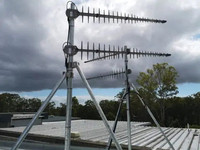 Poynting LPDA-92, Wideband antenna, 698 to 3800 MHz, 7 m SMA Male