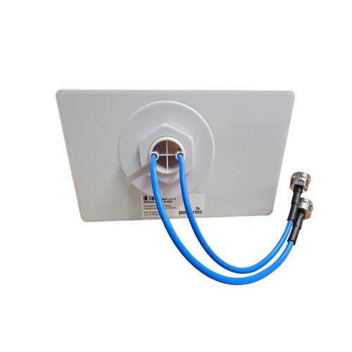 Powertec 4G-5G Slim Series Large Card MIMO Antenna, 698 to 4000 MHz, 4.3-10 Female