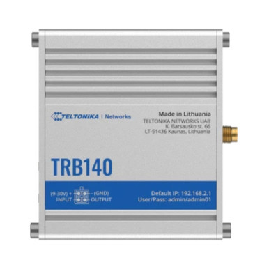 Teltonika TRB140 - CAT4, ethernet Port, Passive PoE, USB Slave, Digital I/O
