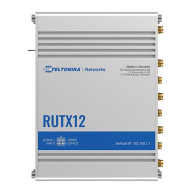 Teltonika RUTX12 - 3G/4G CAT6 Dual Module Router with WiFi / GPS / Bluetooth