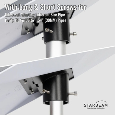 STARBEAM Starlink Mini Metal Pole Adapter for up to 39mm Pole