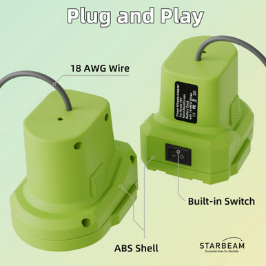 STARBEAM Starlink Mini Ryobi 18V Battery Adapter